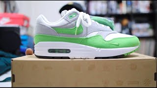 PATTA X NIKE AIR MAX 1 CHLOROPHYLL 20TH ANNIVERSARY [upl. by Notsgnik]