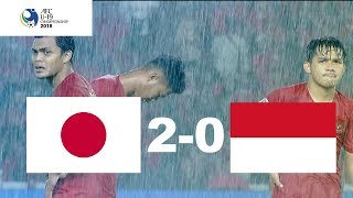 JAPAN U19 VS INDONESIA U19 Quarterfinal AFC U19 20 [upl. by Stephenie859]