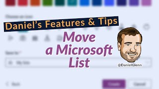 Move a Microsoft List [upl. by Gertruda]