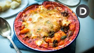 Baked 3 Cheese Gnocchi Recipe [upl. by Nahpos]