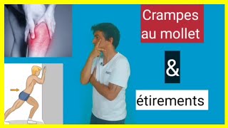 Crampes au mollet amp comment les étirer [upl. by Ahsuatan]