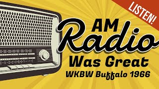 AM Radio Broadcast WKBW Buffalo January 23 1966 [upl. by Ardnama]