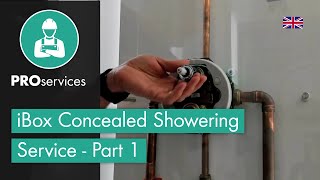 iBox Concealed Showering  Service  Part 1 How to gain access to the iBox [upl. by Philbin]