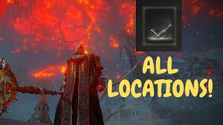 ALL Lost Ashes Of War Locations SUPERFAST  Elden Ring [upl. by Cence314]