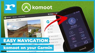 How to get Komoot routes on your Garmin [upl. by Aiekal]