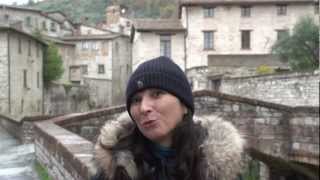 Gubbio Umbria Italy walk1 [upl. by Nyrad]