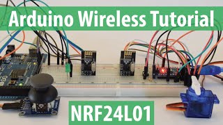 Arduino Wireless Communication – NRF24L01 Tutorial [upl. by Hcaz]