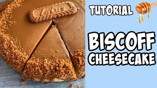 How to make no bake Biscoff Cheesecake tutorial [upl. by Ramsey]