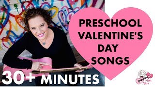 Preschool Valentines Day Songs  30 Minutes of Love amp Friendship SingAlong Songs For Kids [upl. by Barnes]