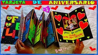 Tarjeta de Aniversario  Anniversary Card  Creaciones Betina [upl. by Atirehc]