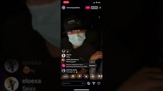 Hennessy Carolina Cardi B Sister On Instagram Live [upl. by Lindsley863]