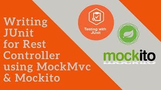 Writing JUnit Tests for RestController using MockMvc and Mockito  Tech Primers [upl. by Feeney]