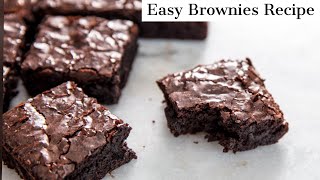 Easy Brownies Recipe [upl. by Assilem]