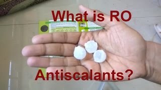 RO Antiscalants Explained anti scalants for reverse osomosis [upl. by Lindberg]