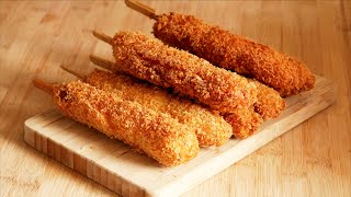 Corn Dog facile  recette coréenne 🇰🇷 [upl. by Sama]