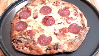 PITA BREAD PIZZA  How To  Gregs Kitchen [upl. by Akcira]