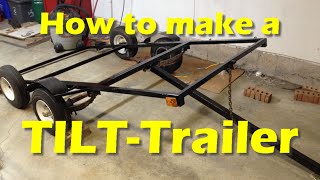 Making a DIY TILTTrailer Part 1 [upl. by Nahpets]