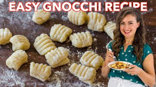 Easy Potato Gnocchi Recipe [upl. by Dorcus]