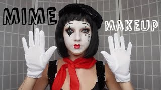 Misunderstood Mime  Halloween Tutorial ♡ [upl. by Aelam]