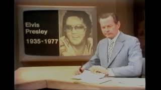 Elvis Presley News Report of his death  August 16 1977 [upl. by Trixy]