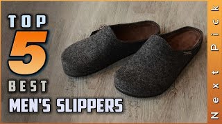 Top 5 Best Mens Slippers Review in 2024 [upl. by Mimi]