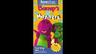 Barneys Best Manners 1993 VHS full in HD [upl. by Nileuqcaj]