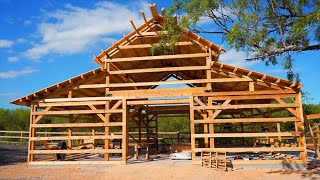 Building a quotnewquot 100 year old Barn  E68 S3 [upl. by Enrol]