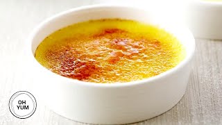 Professional Baker Teaches You How To Make CRÈME BRULEE [upl. by Ellard]