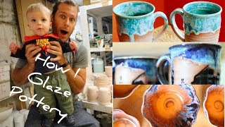 How to Glaze Pottery Tips Tricks and Techniques [upl. by Nnyllatsyrc]