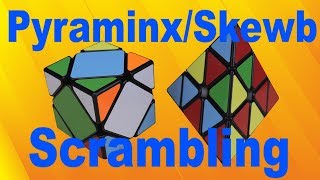 How to Scramble Pyraminx amp Skewb WCA Notation [upl. by Dicks]