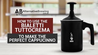 How to Use the Bialetti Tuttocrema Milk Frother [upl. by Lundberg]