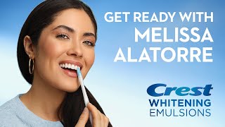 Watch Melissa Alatorres Morning Routine  Crest Whitening Emulsions [upl. by Purvis]