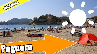 Peguera Majorca Spain Tour of beach and resort [upl. by Notgnirra236]