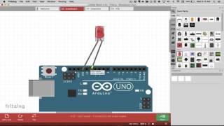 Arduino Tutorial Fritzing [upl. by Fuld241]