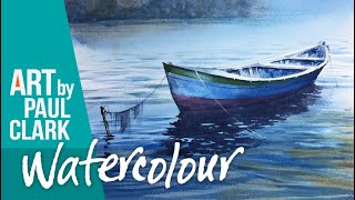 How to paint a boat in watercolour by Paul Clark [upl. by Sand57]