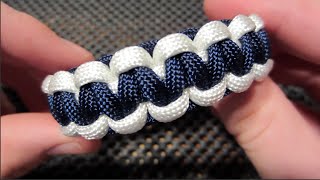 Easy TwoTone Paracord Bracelet Tutorial [upl. by Ariadne]