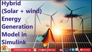 Hybrid Solar  wind Energy Generation Model in Simulink [upl. by Dominique]