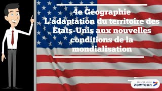 4e Géographie  Ladaptation du territoire des EtatsUnis [upl. by Stinky]