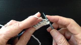 Continental Purl Stitch [upl. by Atineg]