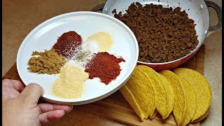 Taco Seasoning Recipe Taco Meat Recipe  Gochujang Mama Recipes [upl. by Yeloc]