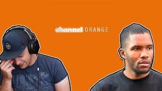 Frank Ocean  channel ORANGE FULL ALBUM REACTION and DISCUSSION first time hearing [upl. by Alyosha770]