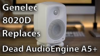 Genelec 8020D replaces AudioEngine A5 [upl. by Acinoj]