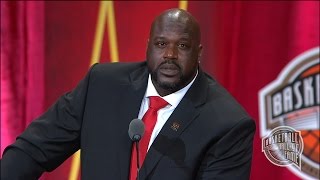 Shaquille O’Neal’s Basketball Hall of Fame Enshrinement Speech [upl. by Ranip575]