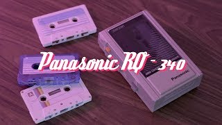 Panasonic RQ340  Using an 80s Tape Recorder [upl. by Maurizio]