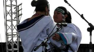 Nukariik Inuit Throat Singing Richmond Folk Festival 2008 [upl. by Jaela]