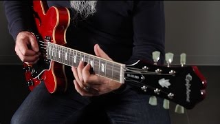 Epiphone ES335 PRO Guitar Demo amp Overview [upl. by Olifoet]