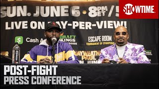 Mayweather vs Paul PostFight Press Conference  SHOWTIME PPV [upl. by Dwight448]