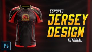 Esports Jersey Design Tutorial in Photoshop CC 2018 [upl. by Wilhelmine136]