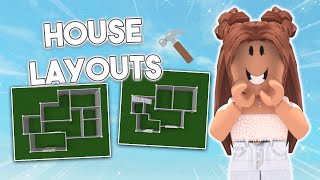 BLOXBURG 5 Easy House Layouts For YOU  Speedbuild 🔨 [upl. by Lecia]