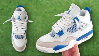 How To Lace Jordan 4s  The BEST Way to Loose Lace [upl. by Erelia431]